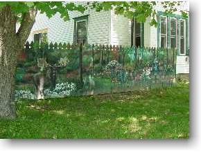 OUR NEW FENCE